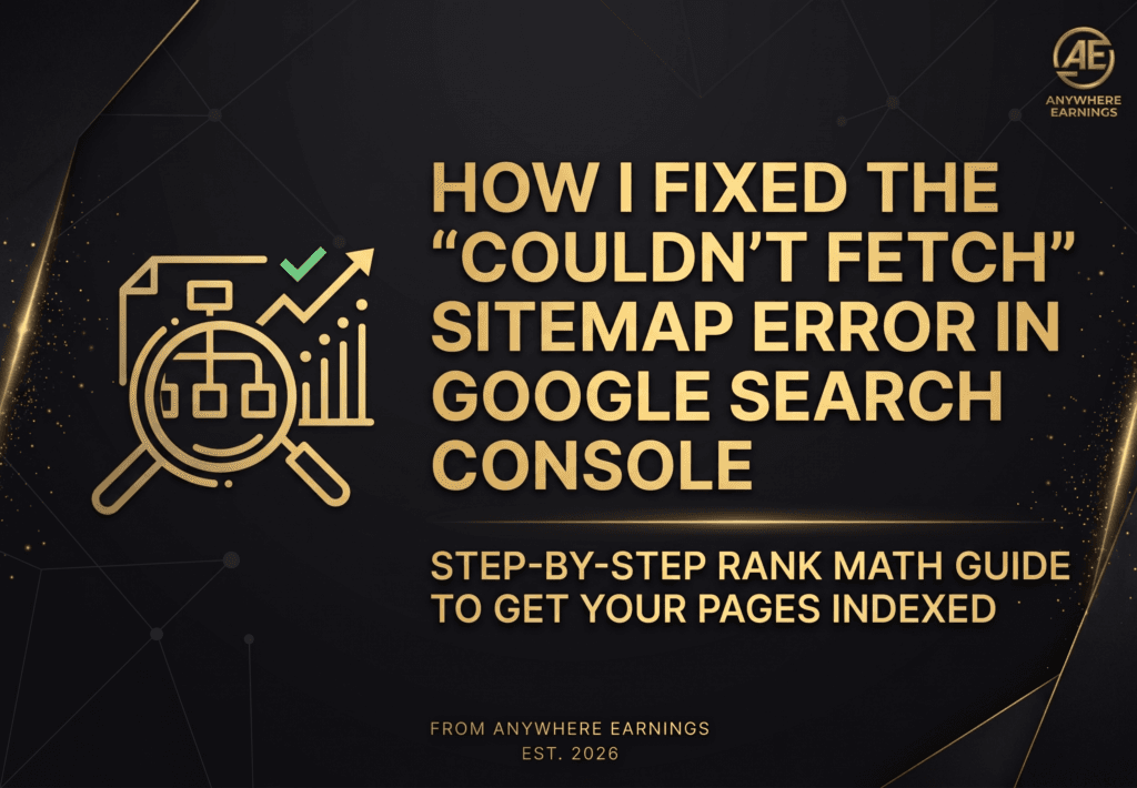 How to fix the google search console sitemap error in Rank Math